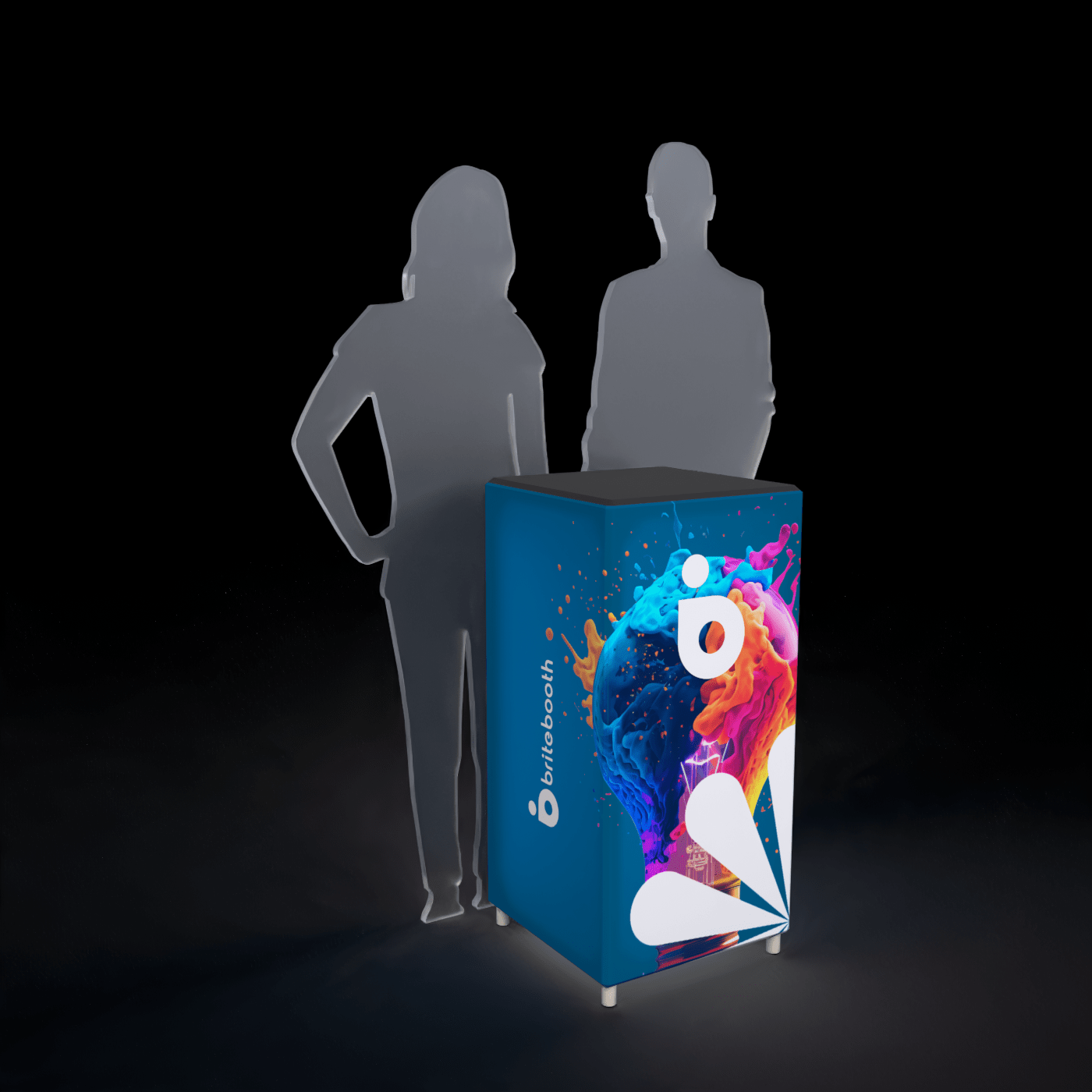 Makitso Trade Show Display 1.5’ Casonara Light Box Counter - 50M