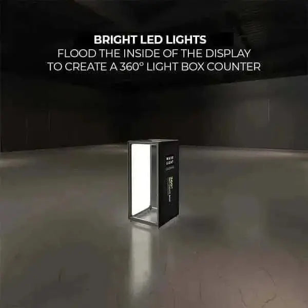 1.5ft Casonara 360 backlit light box counter