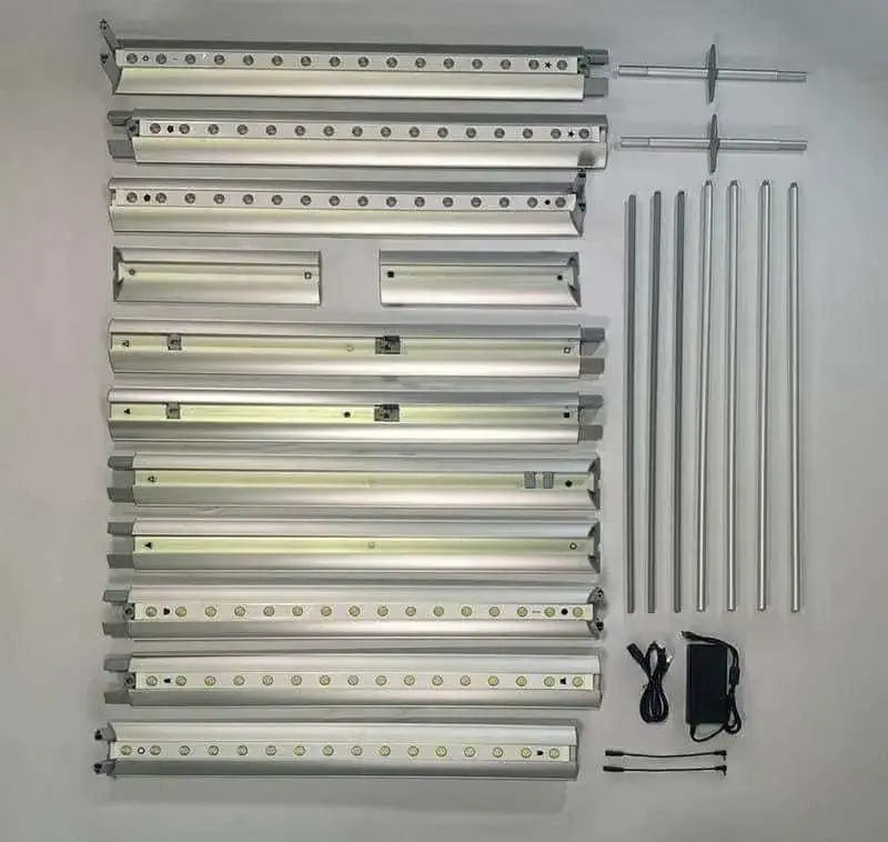 10ft BrightLine backlit light box wall with SEG graphics