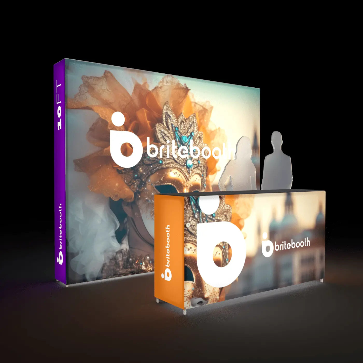 Makitso Trade Show Display 10 x 10 Backlit Display Kit 10.01