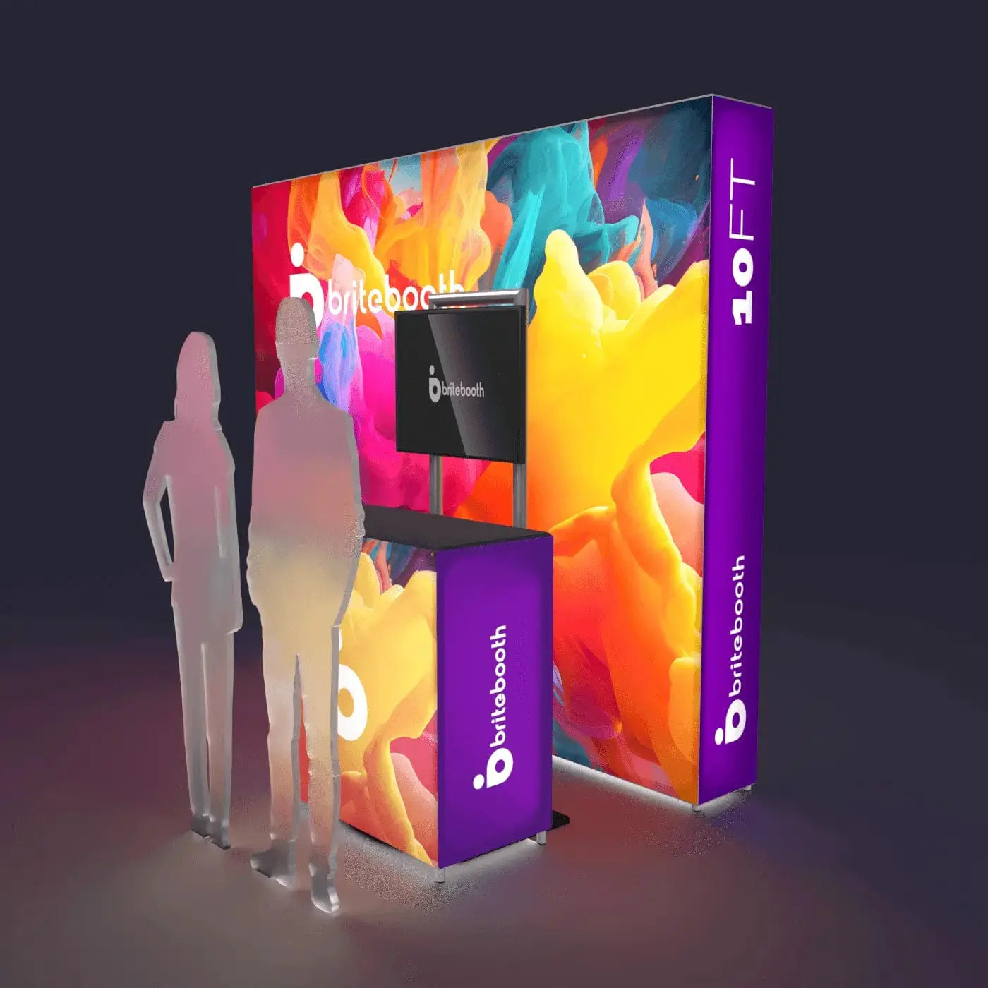 Makitso Trade Show Display 10 x 10 Backlit Display Media Light Box Kit