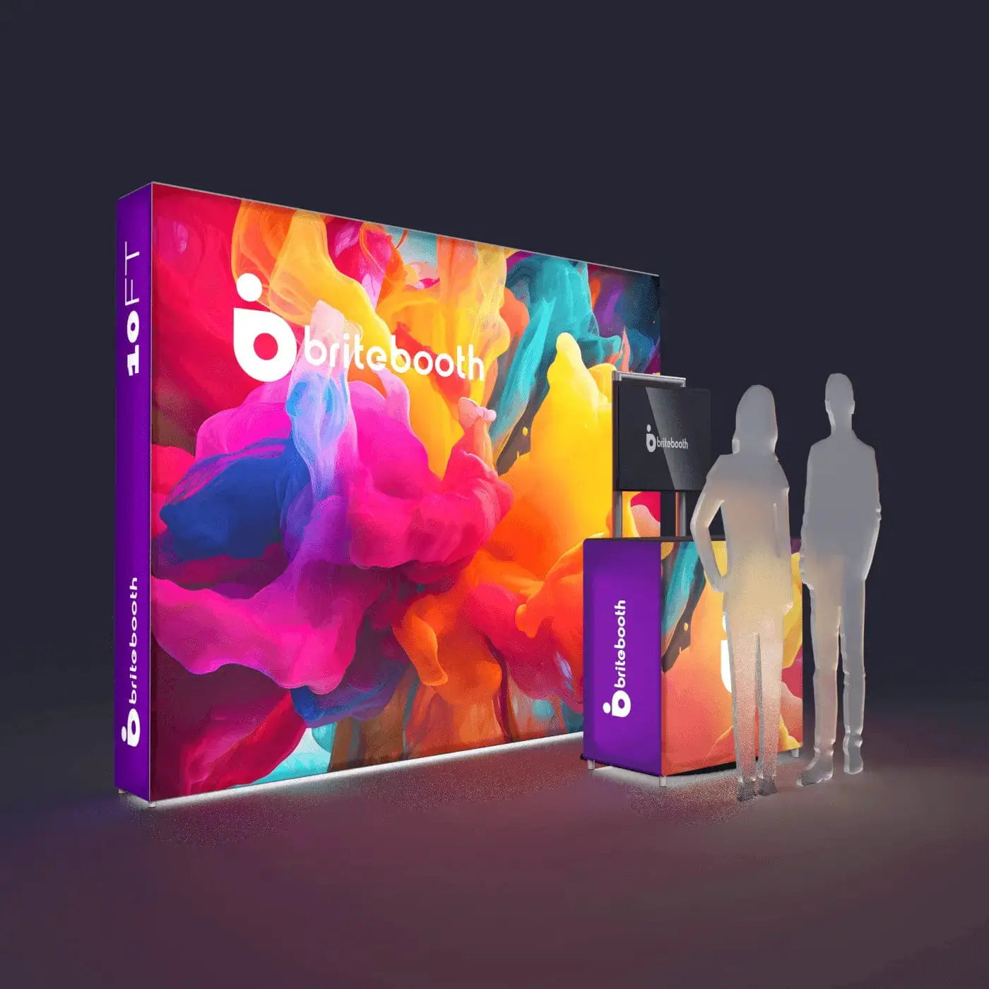 Makitso Trade Show Display 10 x 10 Backlit Display Media Light Box Kit