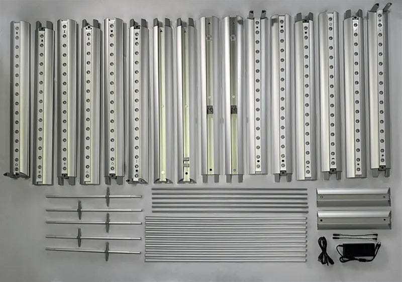 Brandstand USA Trade Show Display 20' BrightLine W Light Box Wall