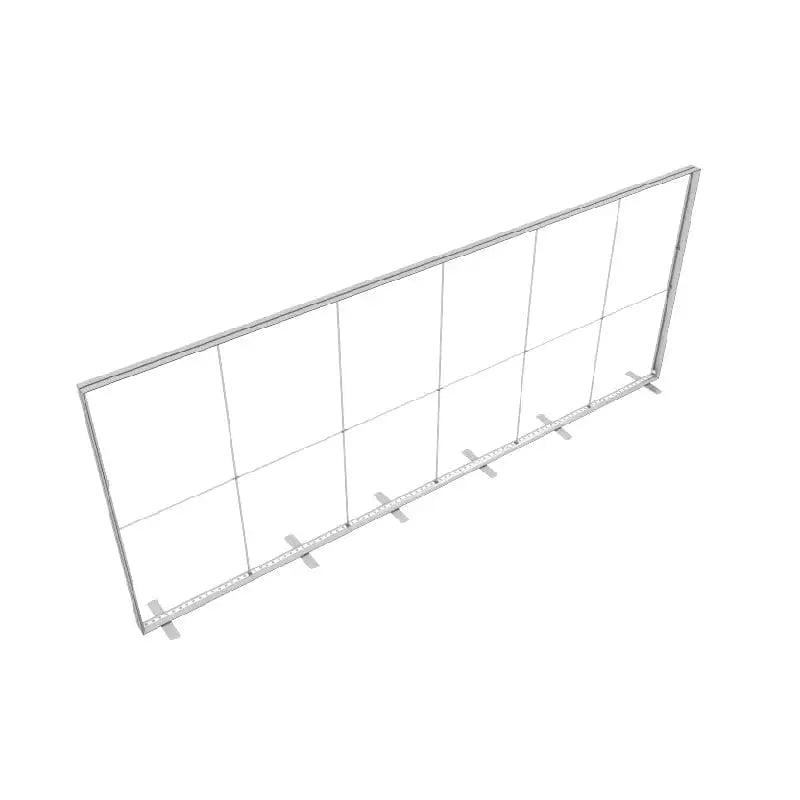20ft BrightLine W backlit light box wall with SEG graphics