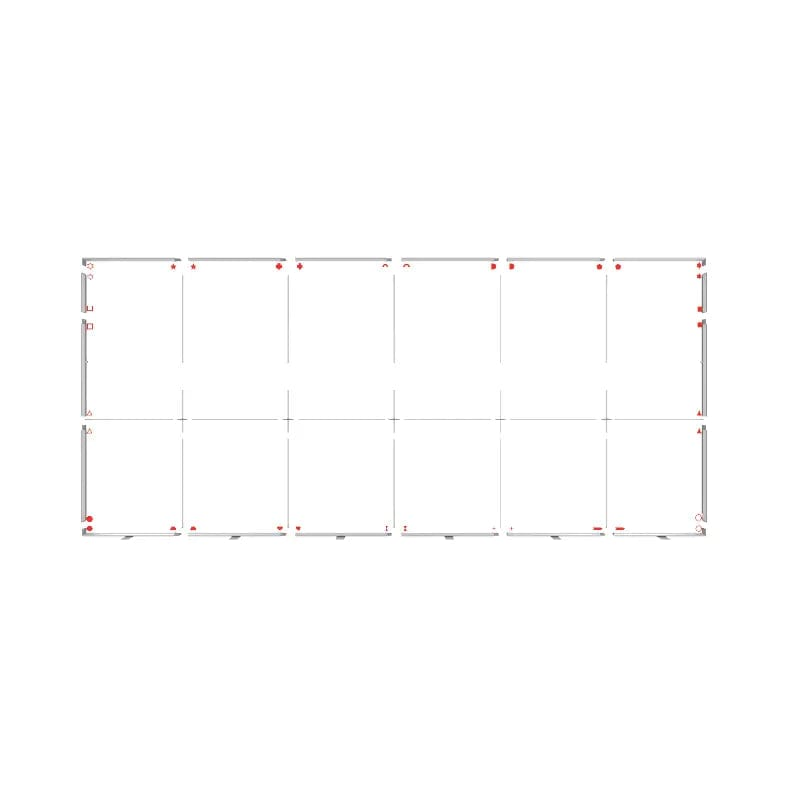 Brandstand USA Trade Show Display 20' BrightLine W Light Box Wall