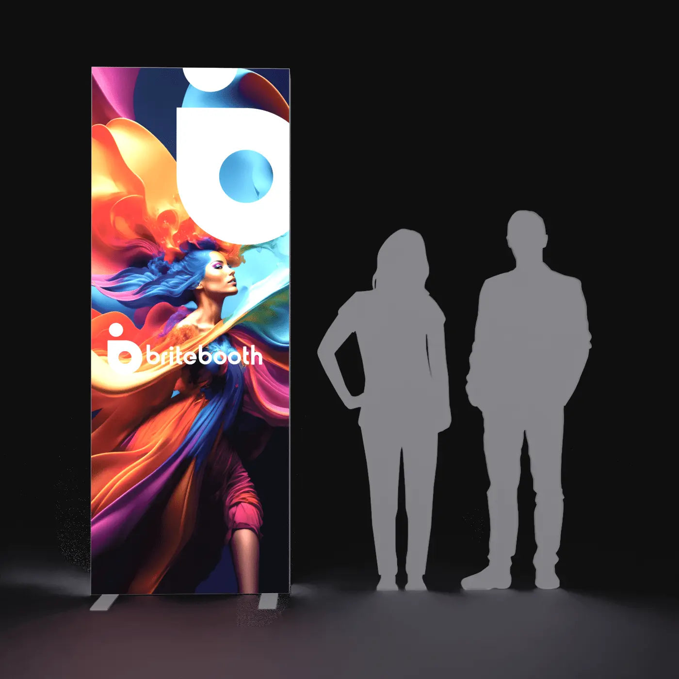 Orbus Trade Show Display 3' X 8' Blaze Light Box Wall