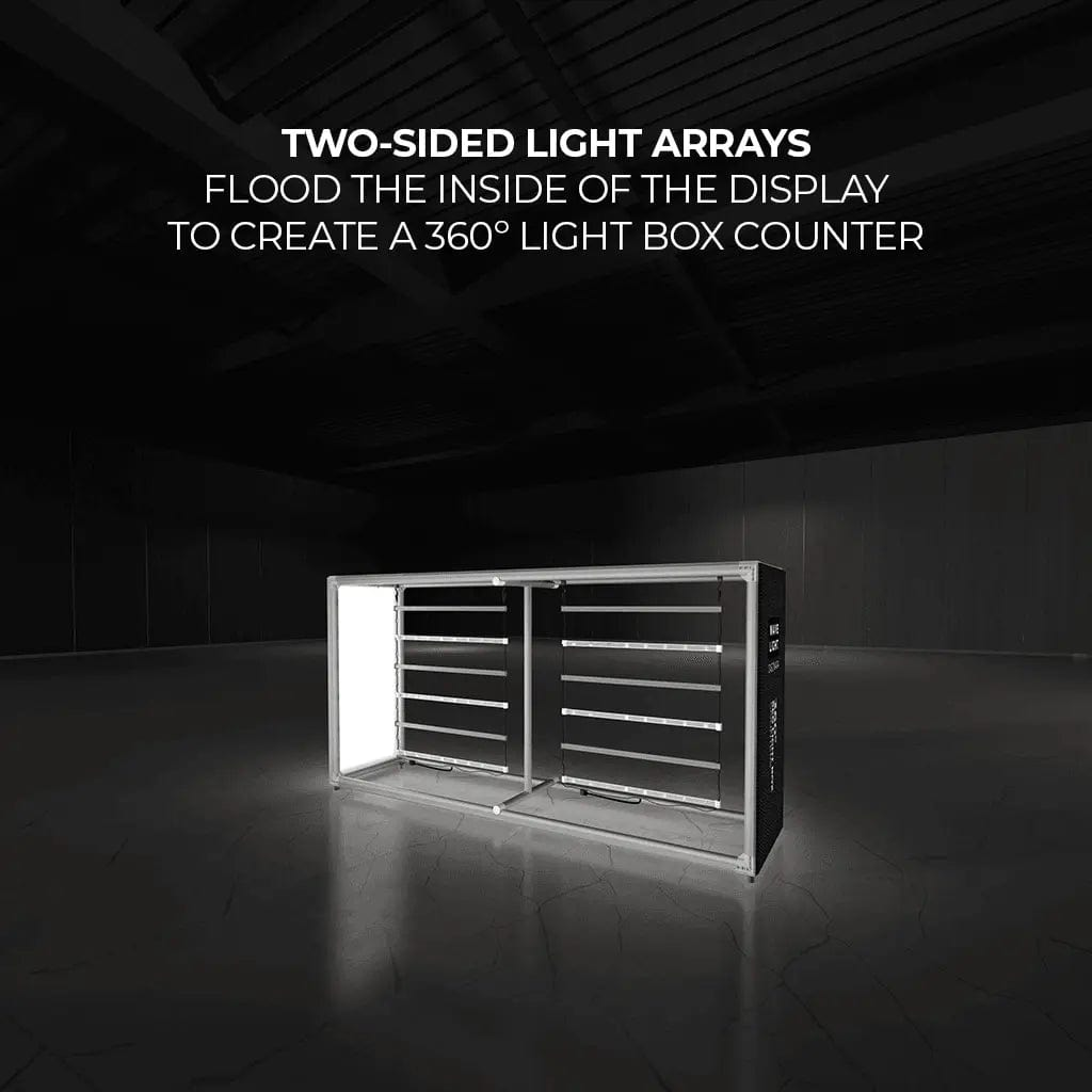 Makitso Trade Show Display 6.5’ Casonara Light Box Counter - 200M