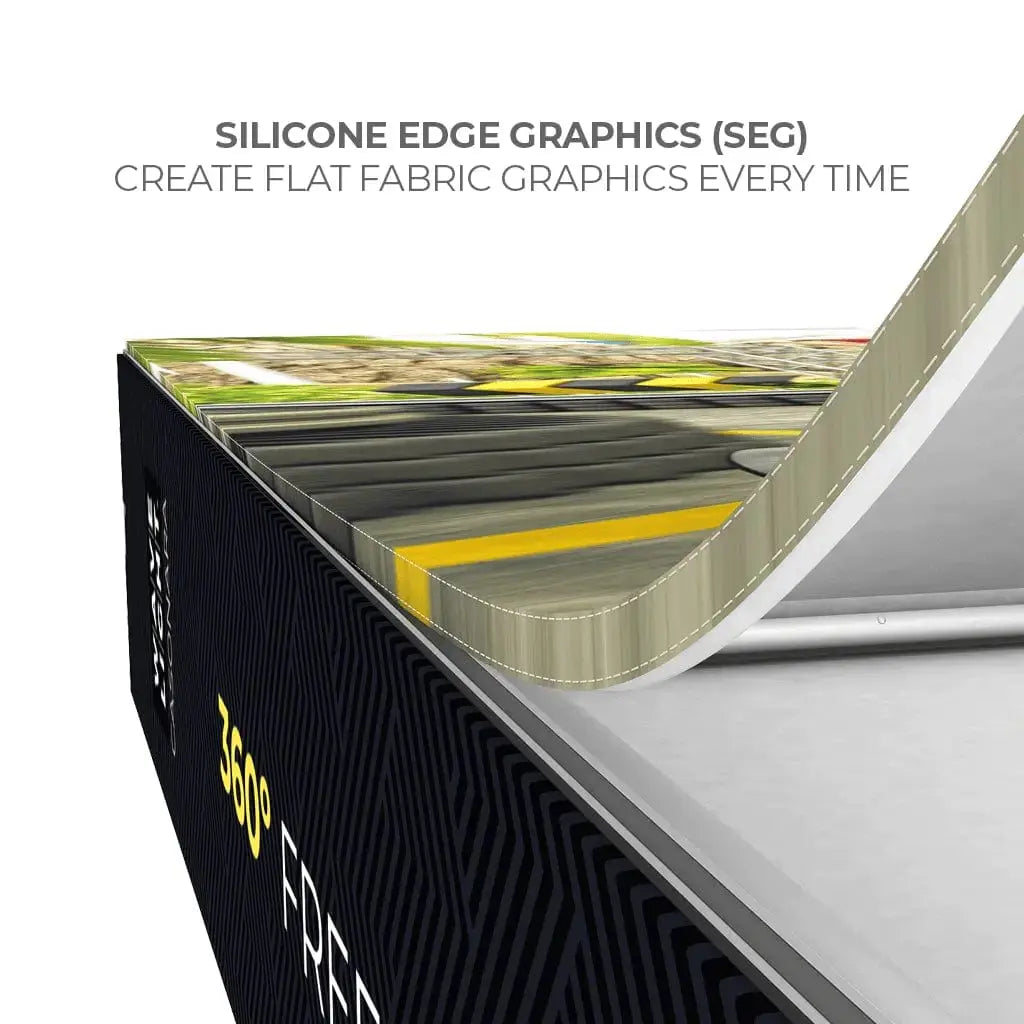 Makitso Trade Show Display 8ft Casonara Backlit Display Wall