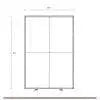 BrightLine 10ft EK backlit light box kit with offset panels and monitor mount
