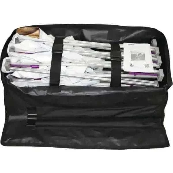 Orbus Trade Show Display Hopup 10ft Backlit Straight Tension Fabric Display