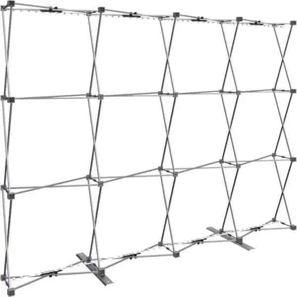 Orbus Trade Show Display Hopup 10ft Backlit Straight Tension Fabric Display