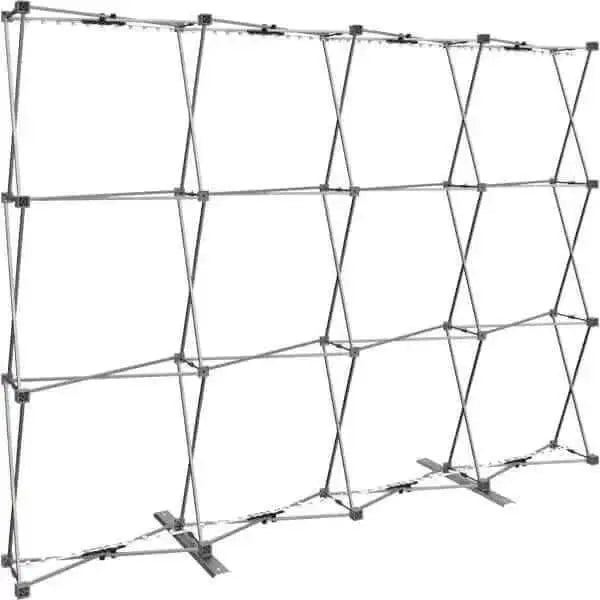 Orbus Trade Show Display Hopup 10ft Backlit Straight Tension Fabric Display