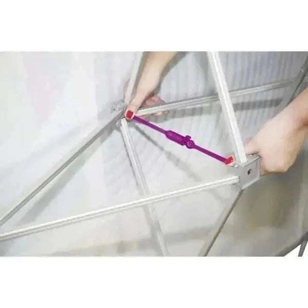 Orbus Trade Show Display Hopup 2.5 Backlit Straight Tension Fabric Display