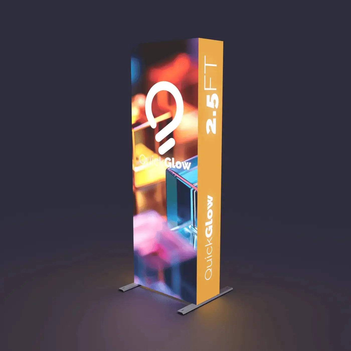 Orbus Trade Show Display Hopup 2.5 Backlit Straight Tension Fabric Display