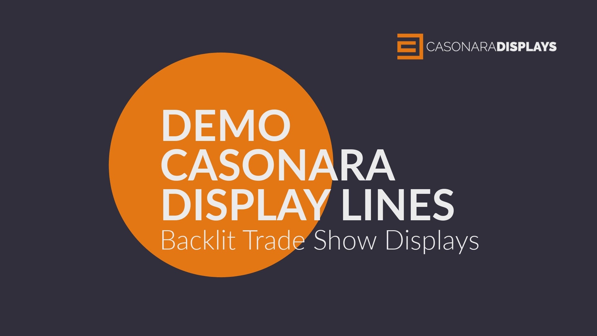 20ft Casonara Backlit Display Wall