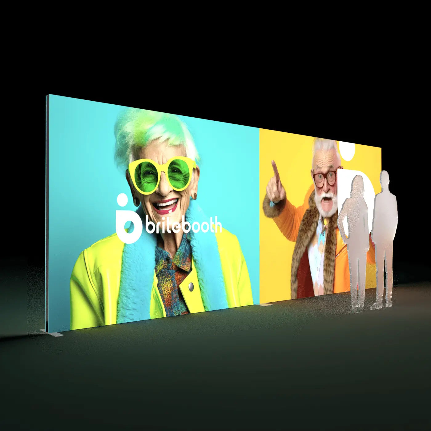 WS Displays Trade Show Display SEGO 20ft x 7.4ft. Mobile Lightbox Double-Sided