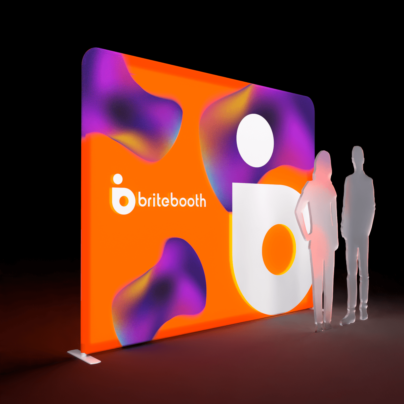 Makitso Trade Show Display WaveLight Backlit Display - 10ft