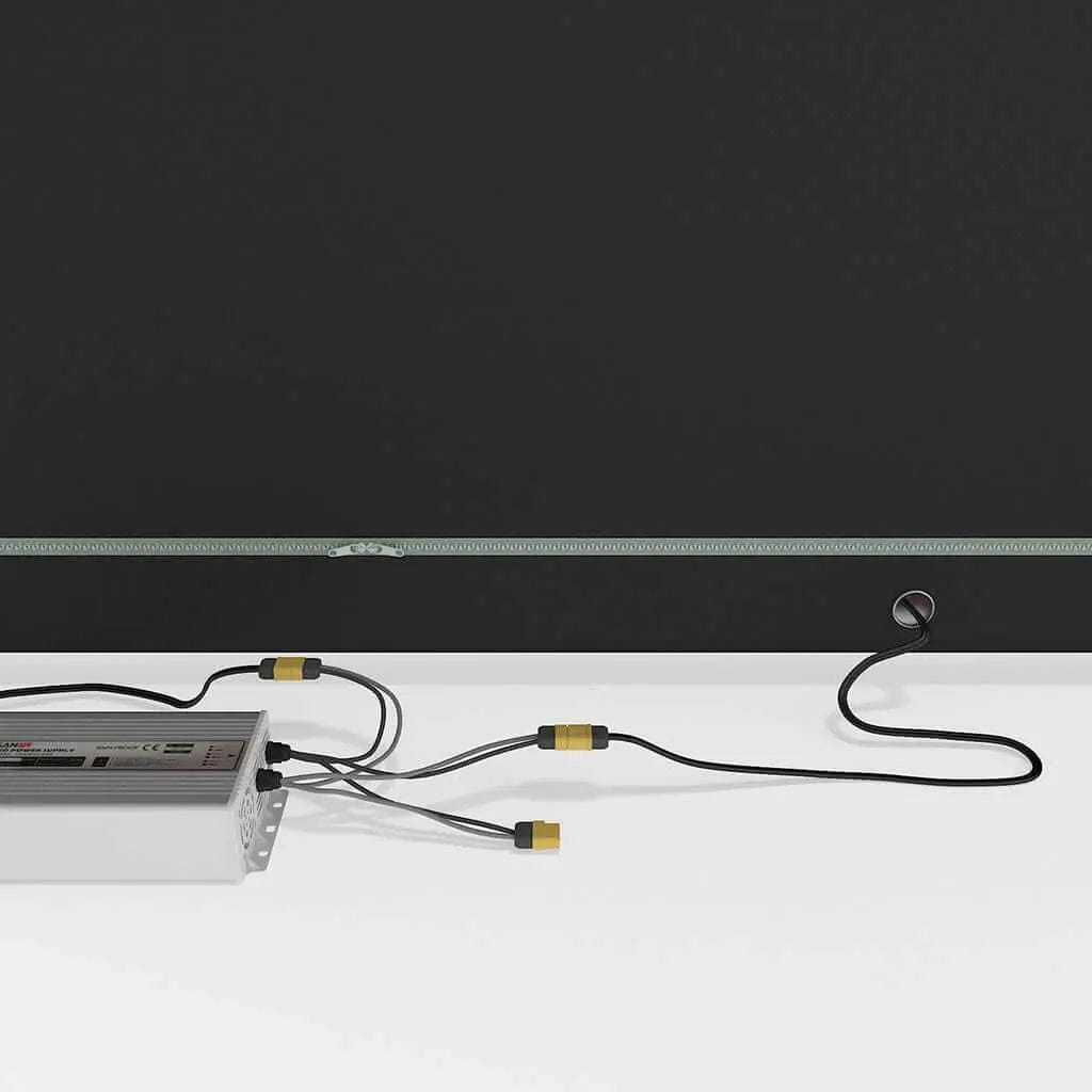 Makitso Trade Show Display WaveLight Backlit Display - 18.5ft