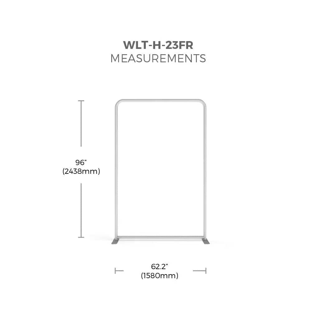 Makitso Trade Show Display WaveLight Backlit Display - 5ft