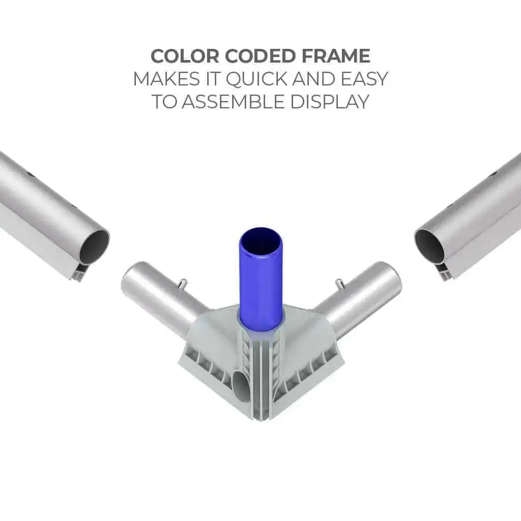 Makitso Trade Show Display 8ft Casonara Backlit Display Wall