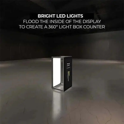 1.5’ Casonara Light Box Counter - 50M-Trade Show Light Box and Displays