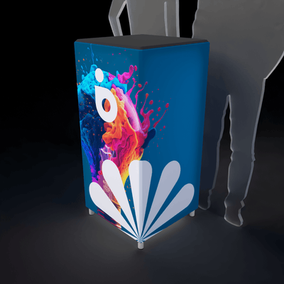 Makitso Trade Show Display 1.5’ Casonara Light Box Counter - 50M