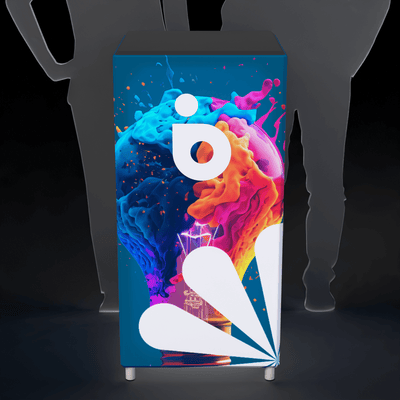 Makitso Trade Show Display 1.5’ Casonara Light Box Counter - 50M