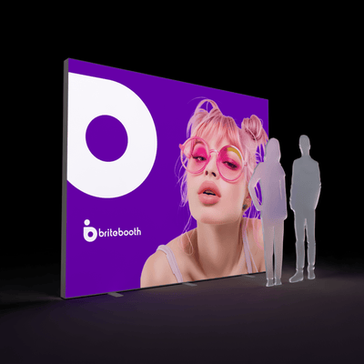 Brandstand USA Trade Show Display 10' BrightLine Wall