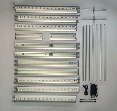 Brandstand USA Trade Show Display 10' BrightLine Wall