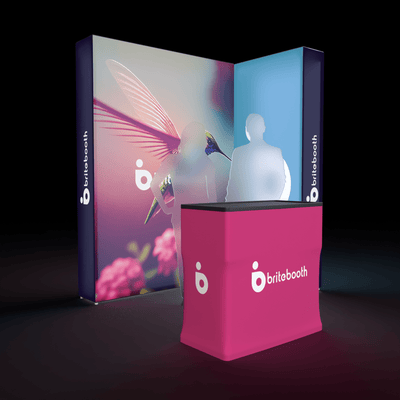 Makitso Trade Show Display 10 x 10 Backlit Display Kit 10.02
