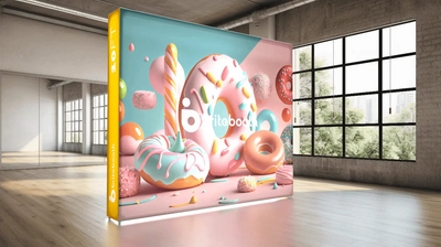 Makitso Trade Show Display 10ft Casonara Backlit Display Wall