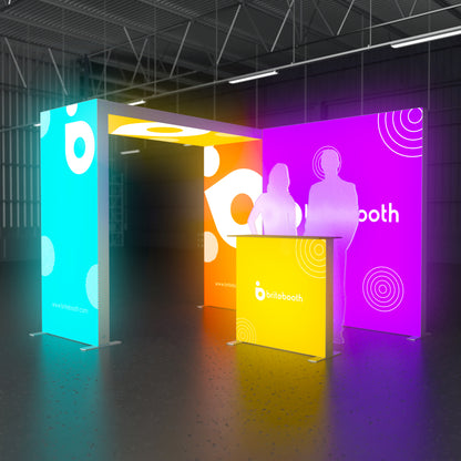 Trade Show Display - SEGO 9.8 Ft Archway Mobile Lightbox