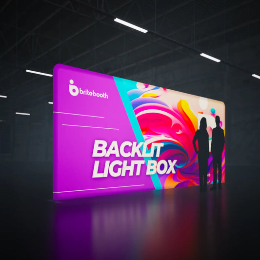 WaveLight Backlit Display - 18.5ft-Trade Show Light Box and Displays