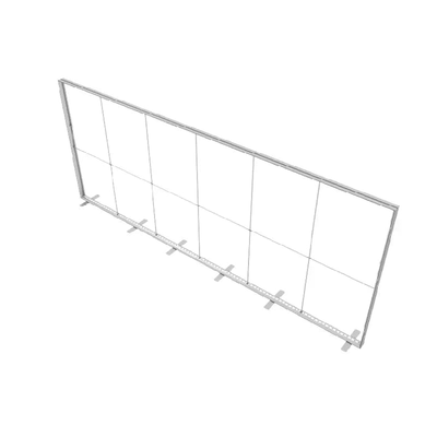 Brandstand USA Trade Show Display 20' BrightLine W Light Box Wall