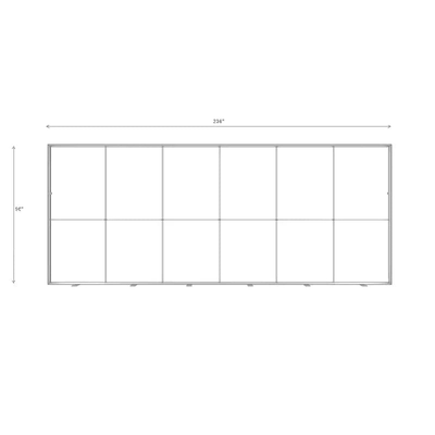 Brandstand USA Trade Show Display 20' BrightLine W Light Box Wall