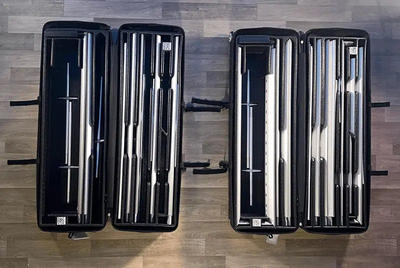 Brandstand USA Trade Show Display 20' BrightLine W Light Box Wall