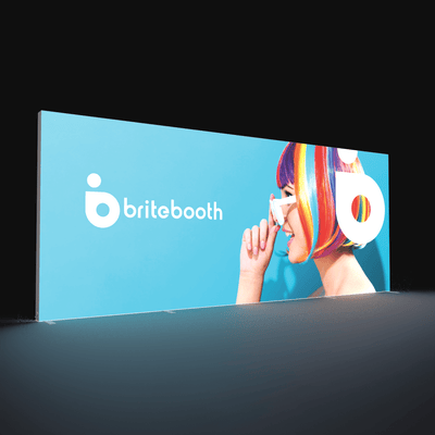 Orbus Trade Show Display 20' X 8' Blaze Light Box Wall