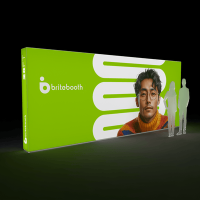 Makitso Trade Show Display 20ft Casonara Backlit Display Wall