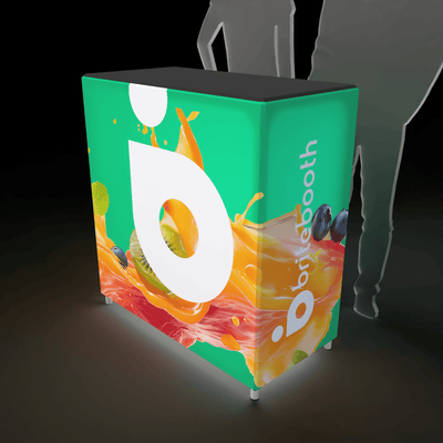 Makitso Trade Show Display 3.5’ Casonara Light Box Counter - 100M