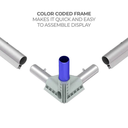 Makitso Trade Show Display 3.5’ Casonara Light Box Counter - 100M