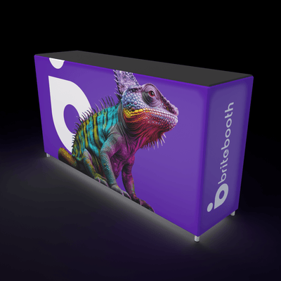 Makitso Trade Show Display 6.5’ Casonara Light Box Counter - 200M