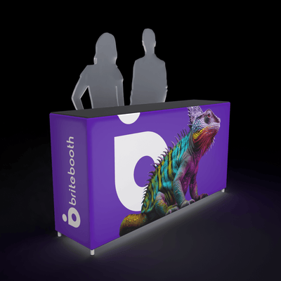 Makitso Trade Show Display 6.5’ Casonara Light Box Counter - 200M