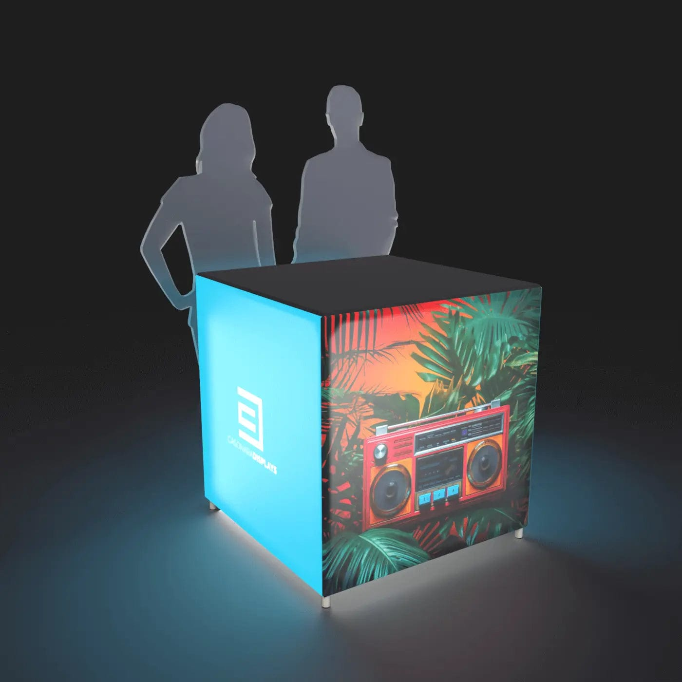 Led Counter Box 3.5’ Casonara Light Box Counter - 100L Cubed | BriteBooth
