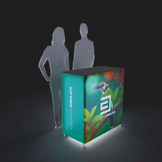 Shop Backlit Trade Show Counters and Booth Podiums at BriteBooth