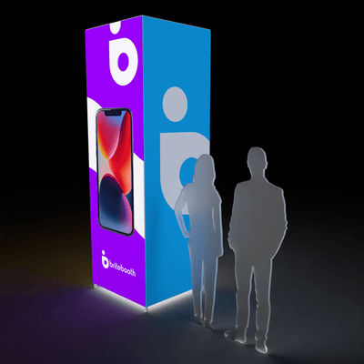 Makitso Trade Show Display Casonara Backlit Tower Light Box - 10ft