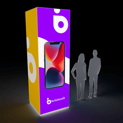 Makitso Trade Show Display Casonara Backlit Tower Light Box - 10ft