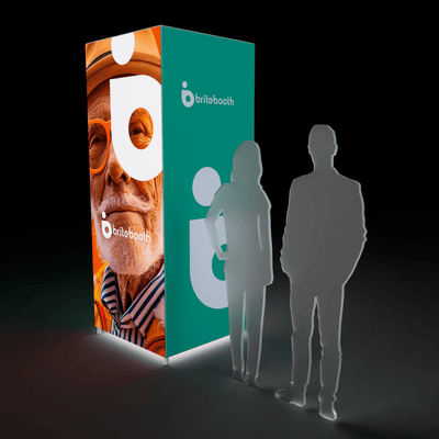 Makitso Trade Show Display Casonara Backlit Tower Light Box - 8ft