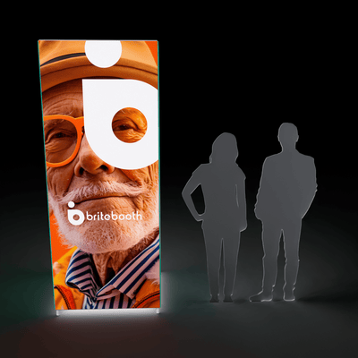 Makitso Trade Show Display Casonara Backlit Tower Light Box - 8ft