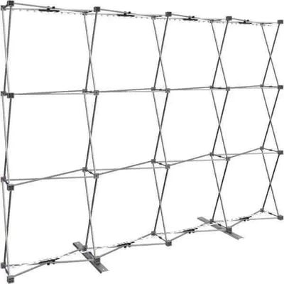 Orbus Trade Show Display Hopup 10ft Backlit Straight Tension Fabric Display