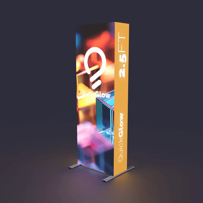 Hopup 2.5 Backlit Straight Tension Fabric Display-Trade Show Light Box and Displays